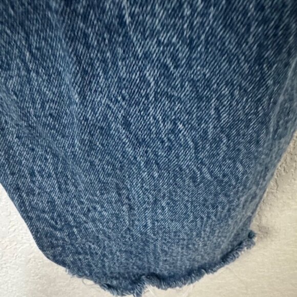 Abercrombie & Fitch The Skinny High Rise Blue Jeans Distressed Ripped S  37/24S‎ - Picture 9 of 10